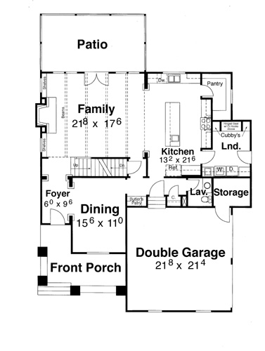 First Floor image of DEVONSHIRE-A House Plan